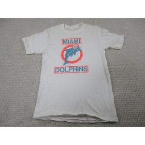 VTG Miami Dolphins Football Shirt Adult Small Single‎ Stitch Graphic Print SS